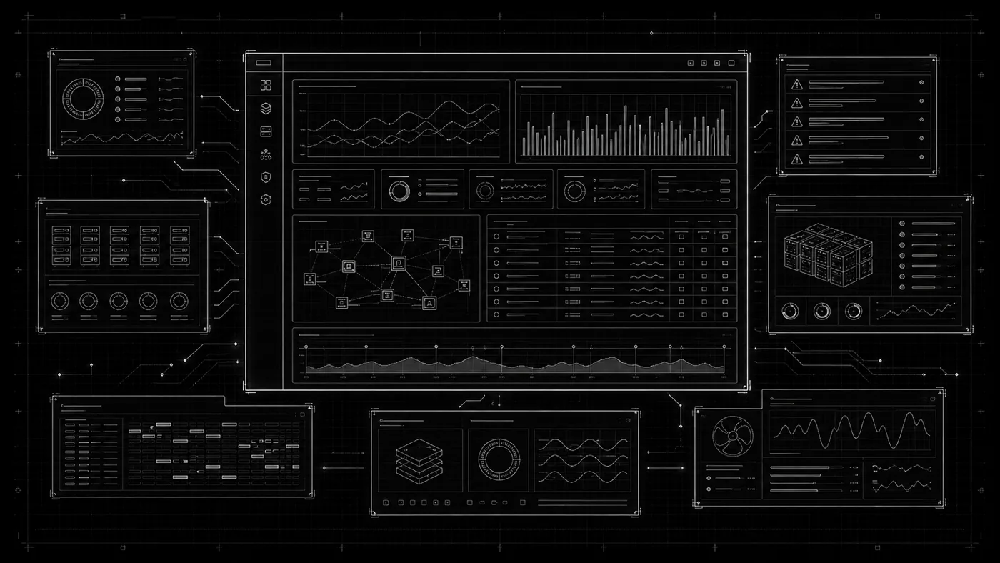 Infrastructure analytics interface blueprint
